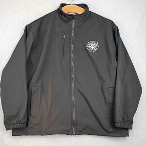 IATSE Local Mens XXL Black Softshell Jacket USA Union Line Made Stagehand Film